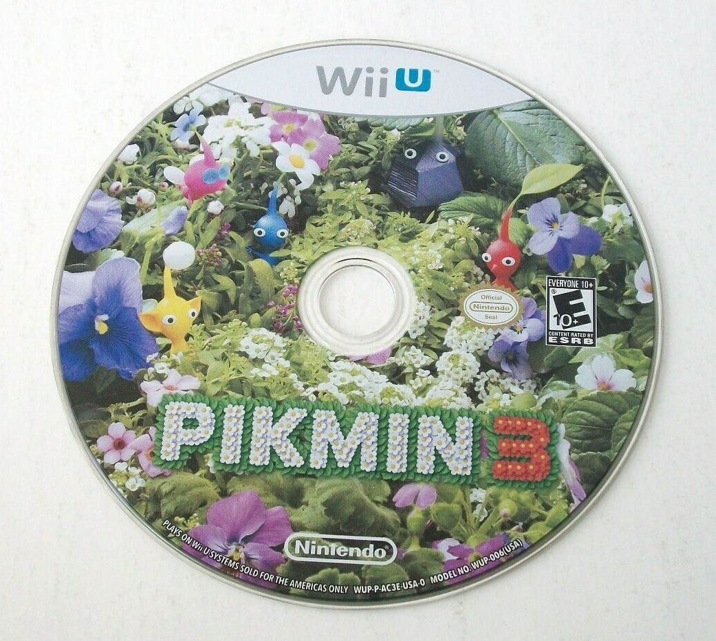 Pikmin (Nintendo Wii U) Good Disc Real-Time Strategy Game Olimar Pikman  WiiU