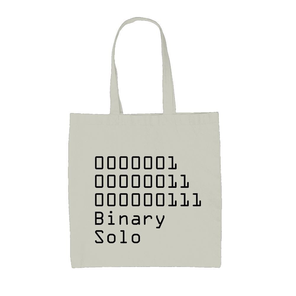 SAOLA Binario Solo Borsa Tote IN Tela Robots Computer Secchione Nerd