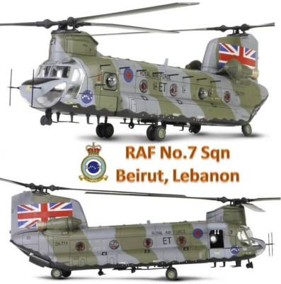 Forces Of Valor 1:72 821003A Boeing Chinook RAF No.7 Sqn, Beirut, Lebanon, 1984