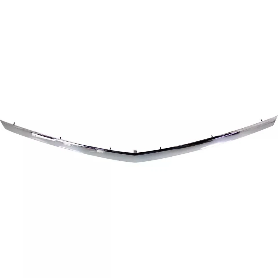New Front Upper Grille Hood Molding Trim Chrome Fits 2010-2016 Cadillac SRX Foto 4 de 4