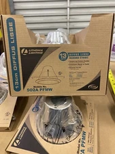Lithonia lighting 502APFMW diffuse smooth narrow flange Lot Of 6