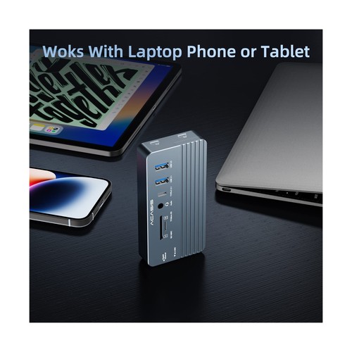 ACASIS USB C Hub with SSD Enclosure, Laptop Docking Station with 4K 60Hz HDMI... - Picture 6 of 6