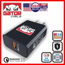 USB 3.0 Wall Home Charger Adapter Power Plug QC Qualcomm Fast Quick Charge 18W