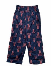 MLB Boston Red Sox Boys Sleep Pants Size XS 4-5 Pajamas PJs Blue