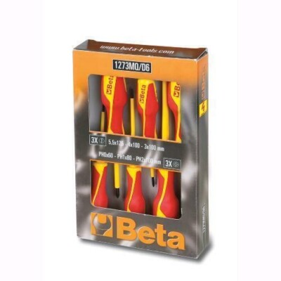 Serie Satz 6 Schraubendreher Blöcke 1000V Beta Tools 1273MQ/D6 Basteln Fai - Tee