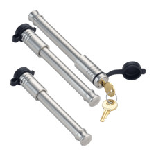 61802-d Stainless Steel Hitch Lock For Curt Mfg. - Adj. Channel Mount - 2....