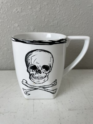 222 Fifth Scull Coffee Mug Skulls Skull And Crossbones Pirate | eBay