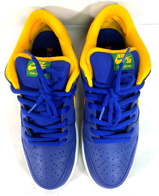 Nike SB Dunk Low Royal Blue Midas Gold Brazil S:US11 304292