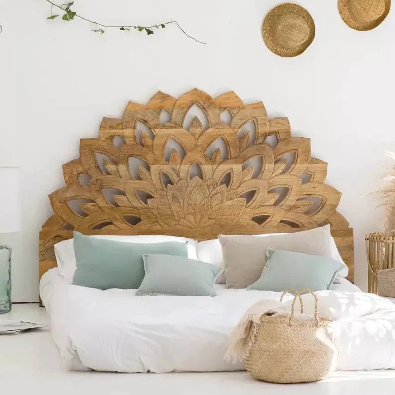 Queen headboard boho deals