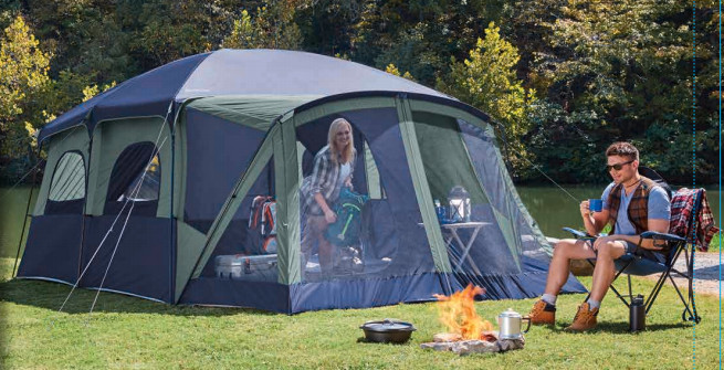 Ozark Trail 12 Person Room Cabin Tent Screen Porch Outdoor