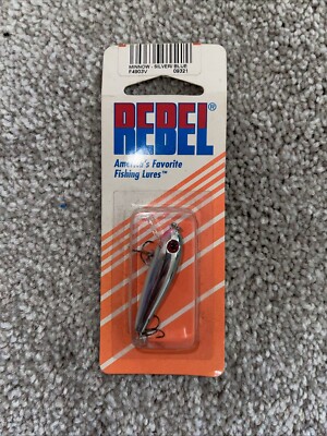Rebel Minnow Silver/Blue F4903V 10259 Crankbait Mint Never Opened!!!