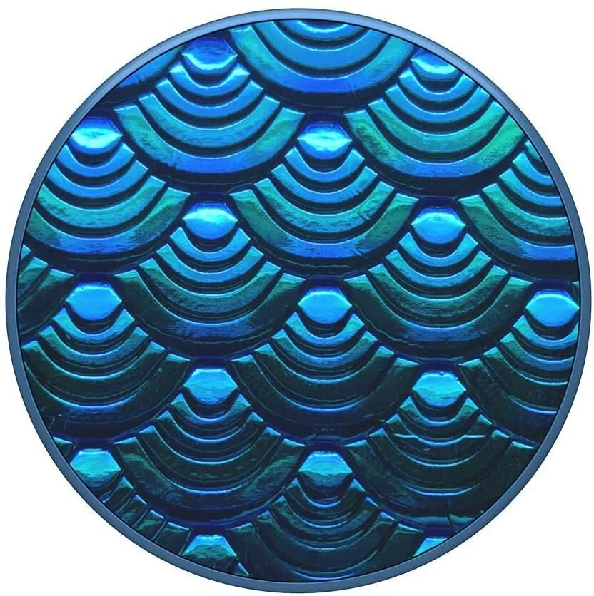 PopSockets Phone Grip/Stand - Iridescent Mermaid Wave Design - Image 3 of 4