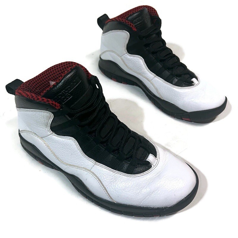 Air Jordan 10 Retro Men's Size 9.5 Chicago 2012 Shoe 310805-100