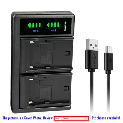 Kastar NP-F970 Battery LTD2 USB Charger for Atomos Battery Atomos Shogun Flame