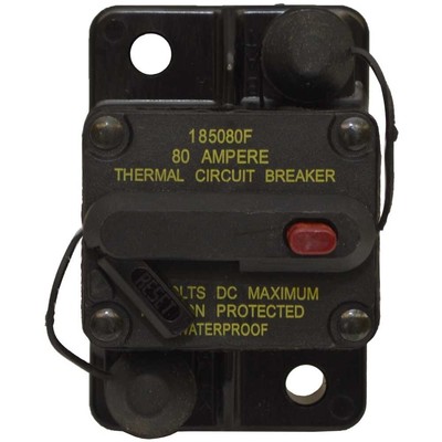 Eaton Bussmann Boat Thermal Circuit Breaker 185080F | Type III 80A 42V