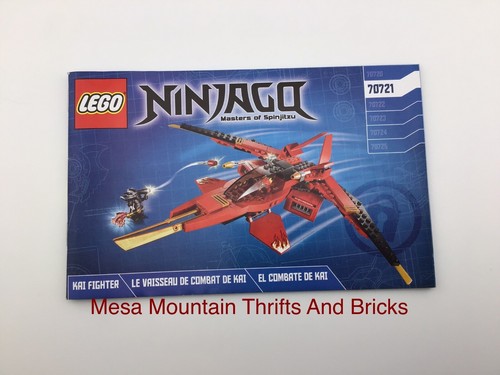 LEGO® Ninjago 70721 Kai Fighter Instruction Manual Only! | eBay