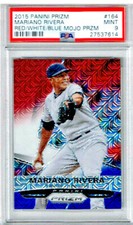 2015 Panini Prizm Mariano Rivera Red White Blue Mojo Prizm PSA 9