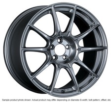Ssr Gtx01 18x9.5 40 5x100 Dark Silver Wheel