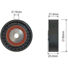 NTY Spannrolle Keilrippenriemen für Toyota Avensis Station Wagon _T22_ 2.0 D-4D