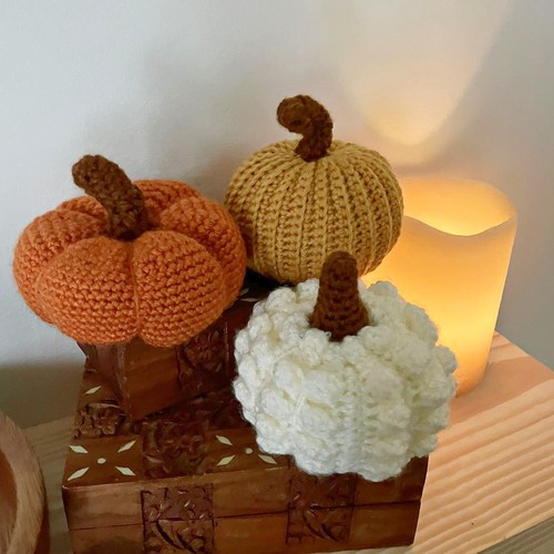 Crochet Pattern for Pumpkin - Halloween Decoration - CP505 - Picture 7 of 12