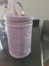 Nwot Monat Purple Travel Case with Zipper Tall Portable for On-The-Go Storage