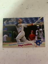 Edgar Cabral 2019 Clearwater Threshers Team Card