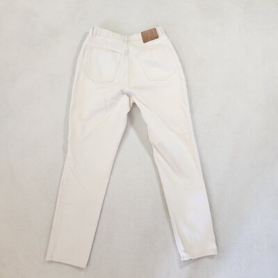 デニム・ジーパン IONSEOUL Vintage Damage Cotton White Denim Pants BU500 Mens Stretchy Jeans Ripped Stacked Denim Pants Patchwork
