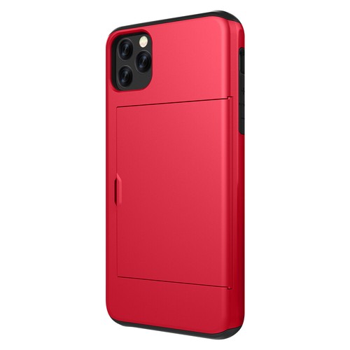 Heavy Duty Case For iPhone 15 14 13 12 11 Pro Max Wallet Slide Card Holder Cover - Picture 20 of 30