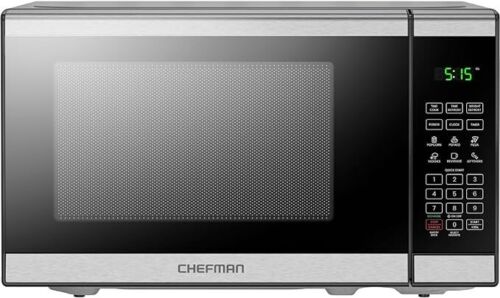 Countertop Microwave Oven 0.7 Cu. Ft. Digital Stainless Steel Microwave image