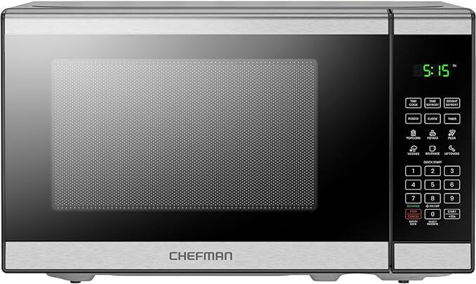 Countertop Microwave Oven 0.7 Cu. Ft. Digital Stainless Steel Microwave item image
