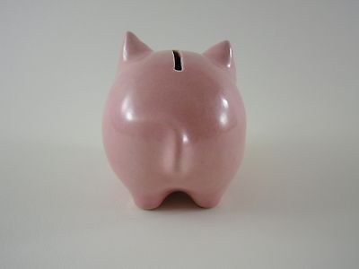 Sparschwein rosa  aus Keramik Sammler Spardose Schwein Ferkel  1091 