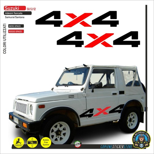 Graphiques Latéral 4 X 4 Tout Terrain Voiture Santana Et Samurai Sur Sj 12