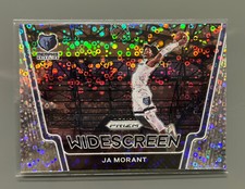 Ja Morant RARE WIDESCREEN SILVER DISCO REFRACTOR FAST BREAK PRIZM INSERT MINT