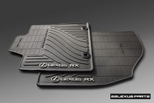 Lexus Rx350 Rx450h 2013-2015 All Weather Floor Mats Oem 4pc Blk Pt908-48130-20