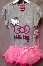 Hello Kitty Embellished Pink Shirt Top/Leggings 2 Piece Outfit Set Sz 6X BNWT