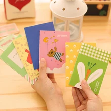 10 Pack Assorted Steno Memo Small Pocket Journal/Mini Diary/Notepads/Notebook