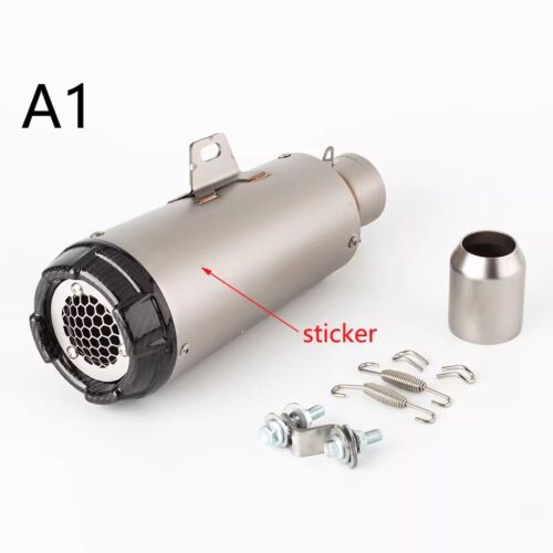 For Ducati Panigale 959 1199 1299 V2 V4 V4S Motorcycle Exhaust Pipe Muffler 51mm - Picture 2 of 9