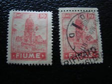 FIUME (italie)  - timbre yvert et tellier n° 35 n* et obl (A16) stamp italy