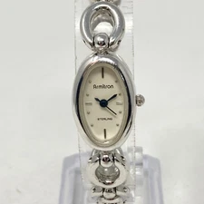 Armitron Watch Women 16mm Sterling Silver Case Band 925 FOR PARTS REPAIR 38g