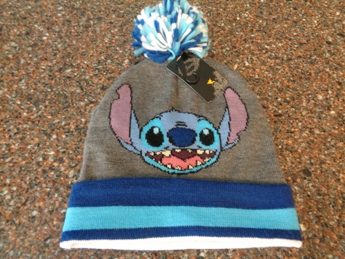 Disney Stitch Intarsia Varsity Pom Knit 