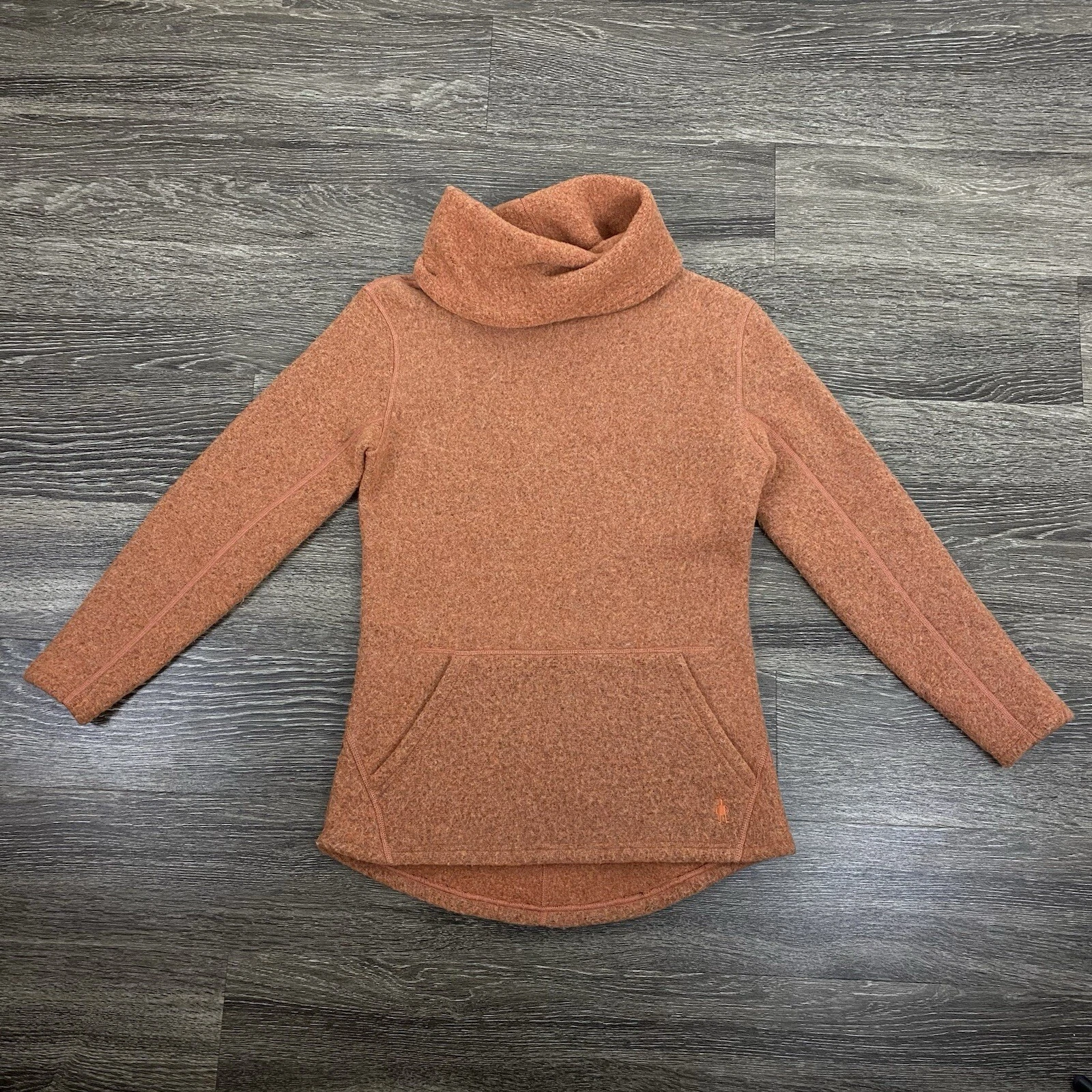smartwool hudson trail fleece pullover wool blend sweater