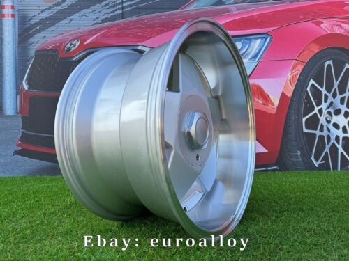 Ruedas de plato profundo estilo Borbet A 4 x 16 pulgadas 4x100: se adapta a BMW E30 VW Honda - Imagen 7 de 11