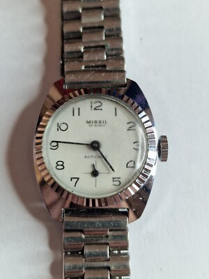MISSIL 17 RUBIS EDELSTAHL UHR HANDAUFZUG