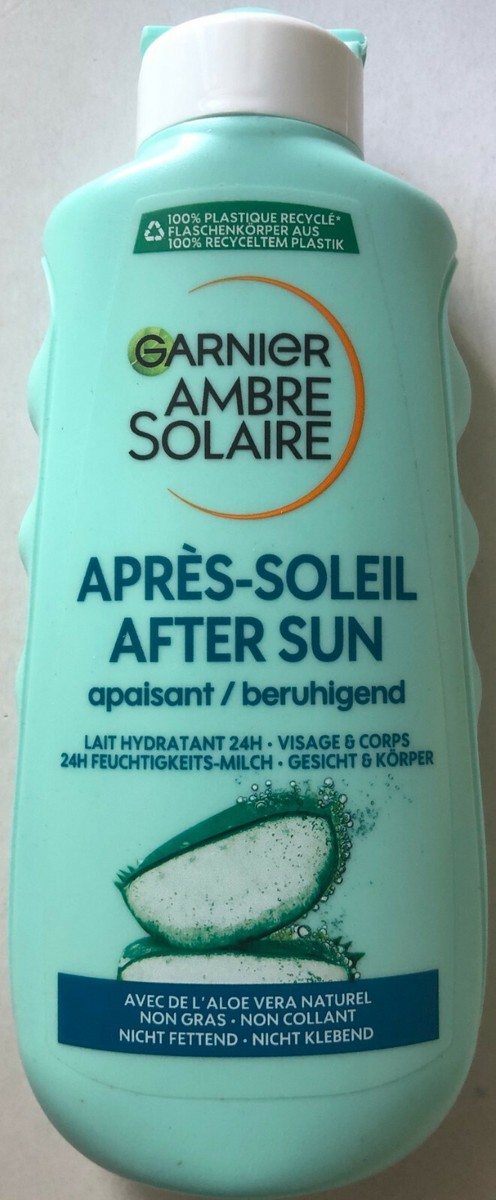 GARNIER AMBRE SOLAIRE After Sun Milch – Beruhigend & 12h Feuchtigkeit, 400ml