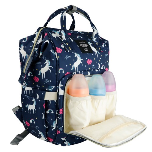 LEQUEEN Unicorn Baby Diaper Bag Backpack Multifunction Travel Backpack for Baby - Picture 20 of 20