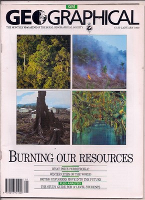 the geographical magazine-JAN 1990-BURNING OUR RESOURCES.