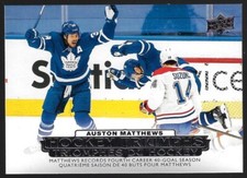 2022-23 UD TIM HORTONS HOCKEY TRIUMPHS AUSTON MATTHEWS INSERT HT-1 !!!