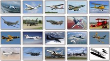 FRIDGE MAGNET - ICONIC AIRCRAFT (Various Designs) - Large Plane Airplanes