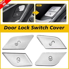 Fits Mercedes-benz C Class W205 Car Door Lock Unlock Switch Button Cover Trim 4x