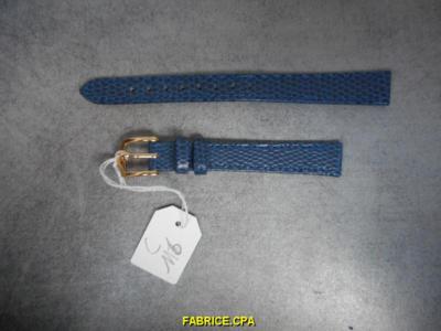 Bracelet De Montre HIRSCH Rainbow Lézard Taille 12 - Cuir Rouge, Neuf Sans étiquette